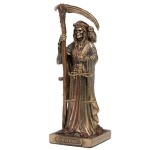 Santa Muerte (Cold Cast Bronze & Resin Miniature 10.6cm / 4.2) (Μινιατούρα Ηλεκτρόλυσης Μπρούτζου & Ρητίνης 10.6εκ.)